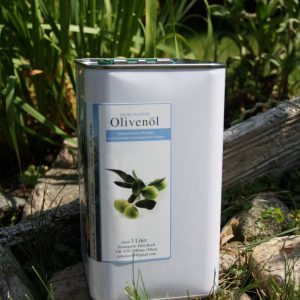 Bio-Olivenöl vom Pilion im Drei-Liter-Kanister